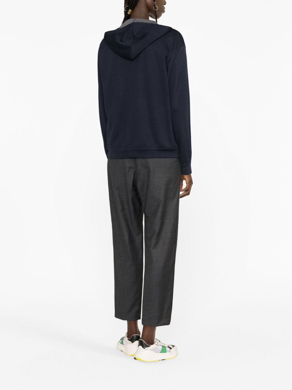 Brunello Cucinelli Cotton And Silk Phoodie - Image 1