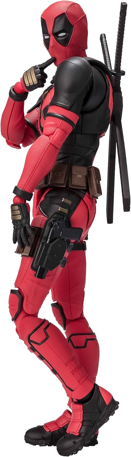 BANDAI SPIRITS S.H. Figuarts Deadpool (Deadpool & Wolverine), Approx. 6.1 inches (155 mm), PVC & ABS, Painted Action Figure