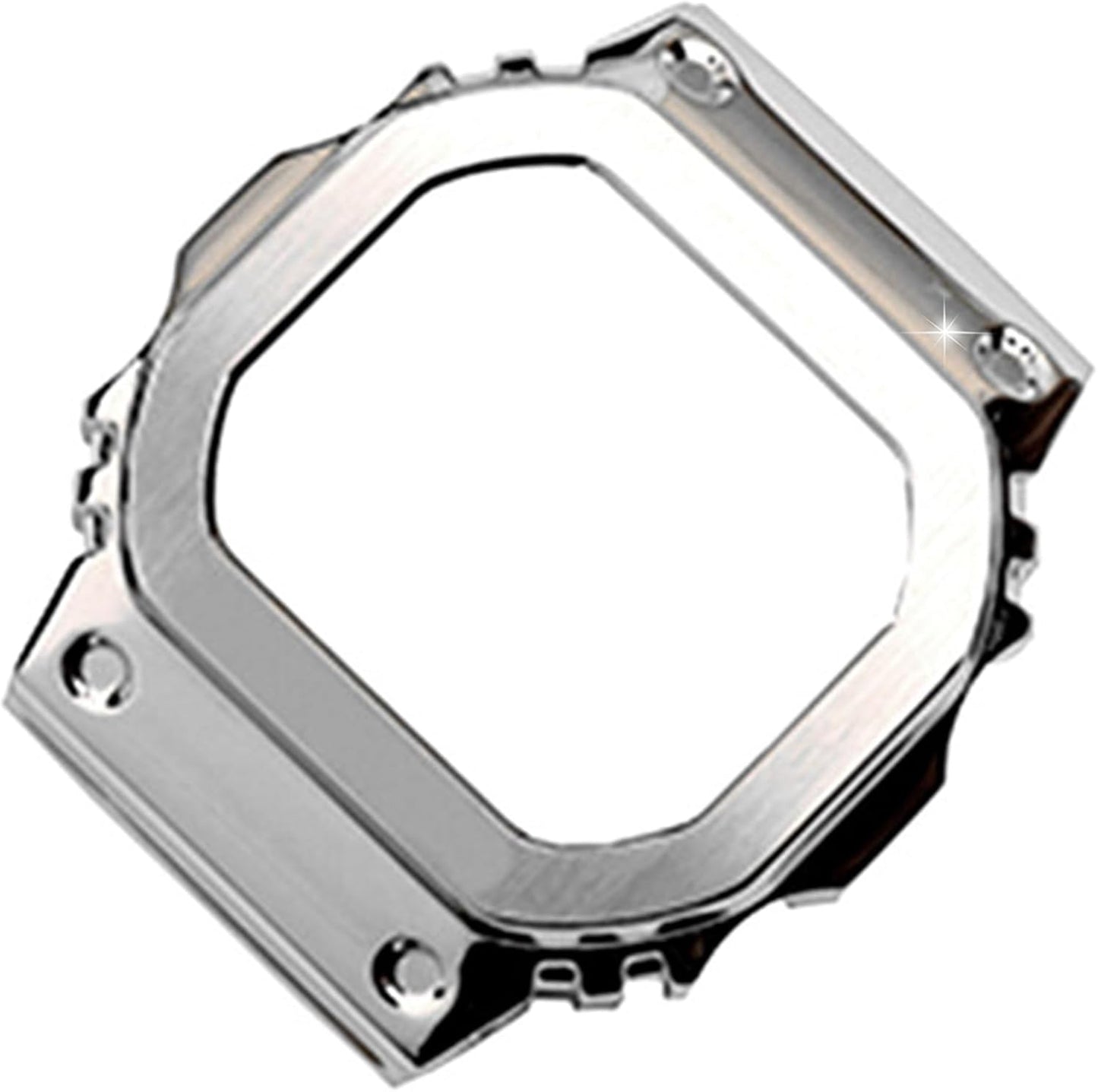 [JUSUTEK] Popular Watch Band + Case Set Compatible with G-SHOCK DW-5600/5000/5025/5030/5035/GW-B5600/GWX-5600B,G-SHOCK Compatible Stainless Steel Band Metal Custom Men's Watch Modification Replacement