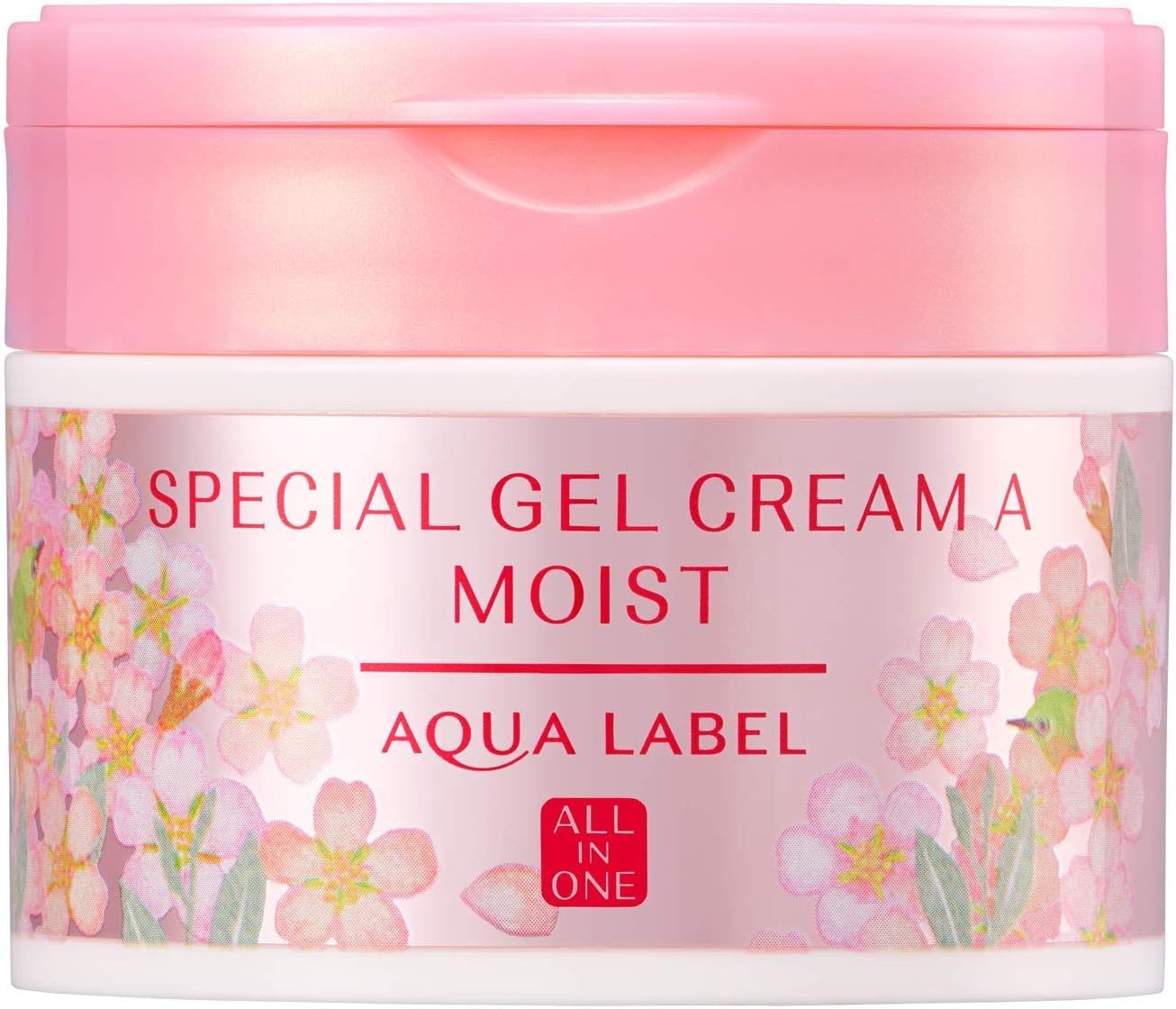 AQUALABEL Special Gel Cream A (Moist) S, Cherry Blossom Scent, 3.2 oz (90 g) (x1)