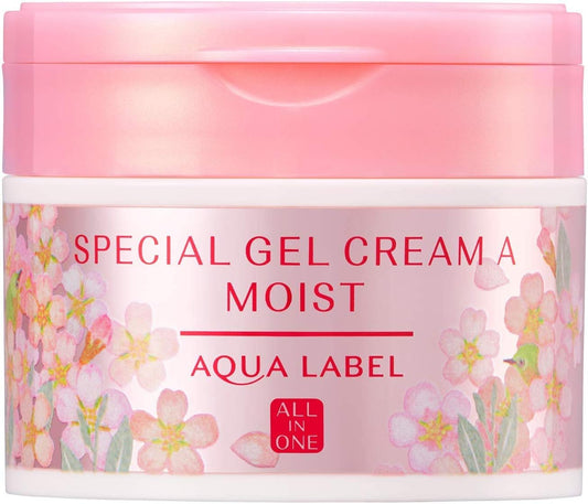 AQUALABEL Special Gel Cream A (Moist) S, Cherry Blossom Scent, 3.2 oz (90 g) (x1)