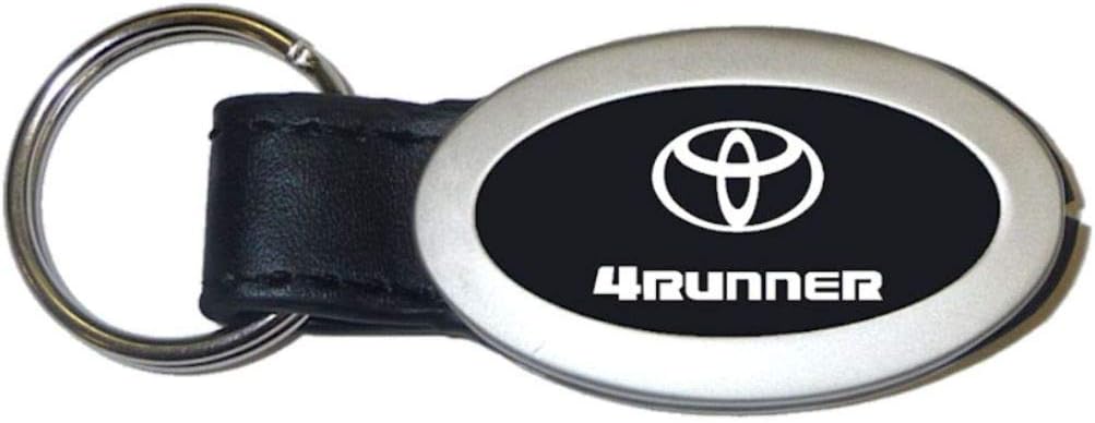 Toyota 4Runner 楕円形　メタル＆レザー　キーホルダー