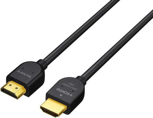 ソニー(SONY) 【テレビ/モニターとすっきり配線】ソニー HDMIケーブル DLC-HJ20 : 2.0m スタンダード ブラック DLC-HJ20 B