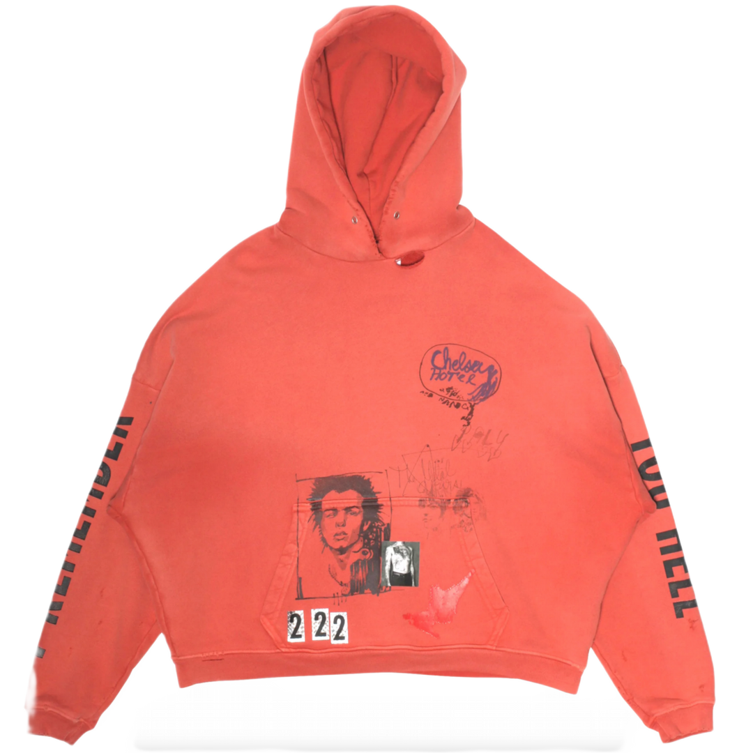 PALY 'CHELSEAY HOTEL' RED HOODIE