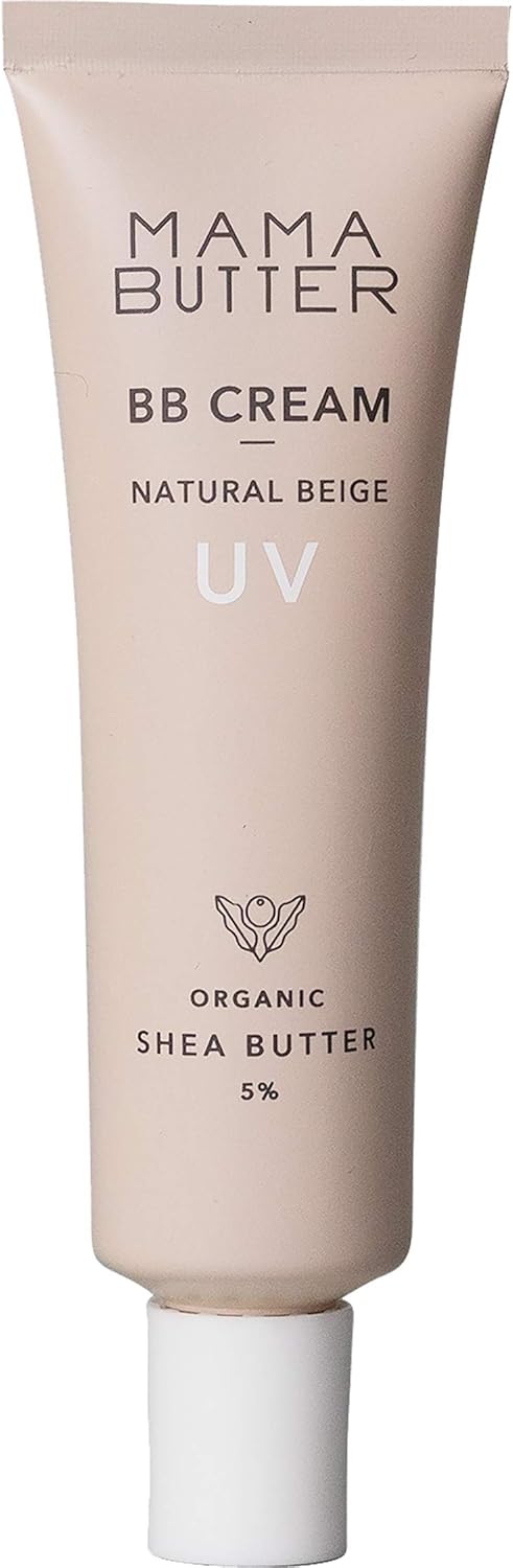 MAMA BUTTER BB Cream, Lavender & Geranium Scent, Natural Beige, 1.2 oz (30 g) (x1)