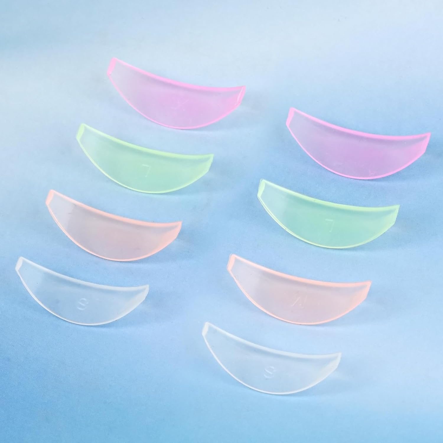 LZM Eyelash Perm Lot Eyelash Perm Self Lashes Lot No Glue Pine Hair Perm Lot Silicone Pad Adhesive Soft Reusable 4 Pairs