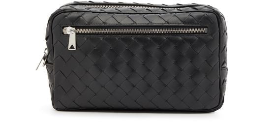 BOTTEGA VENETA Intrecciato pouch with strap - Image 1