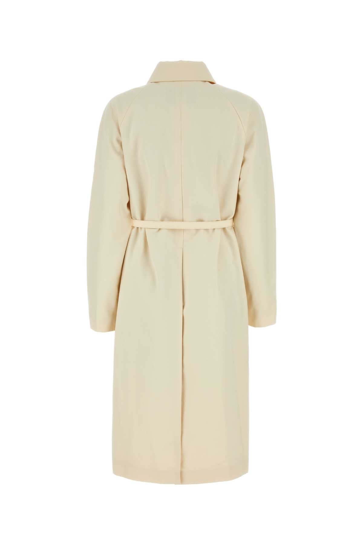 Fendi Ivory Jacquardオーバーコート - Image 1