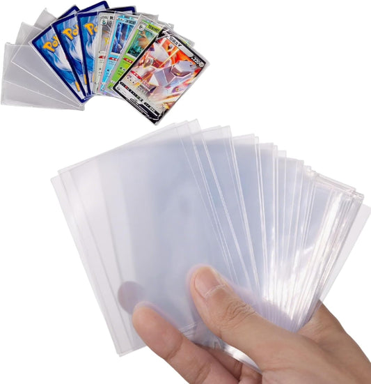 CHANJIF Card Sleeves, Compatible Size: 2.5 x 3.5 inches (64 x 89 mm), Card Protection Sleeve, Effectively Protect Your Cards With Turtle, Transparent, Soft, Glossy Polypropylene, Large Capacity, 300
