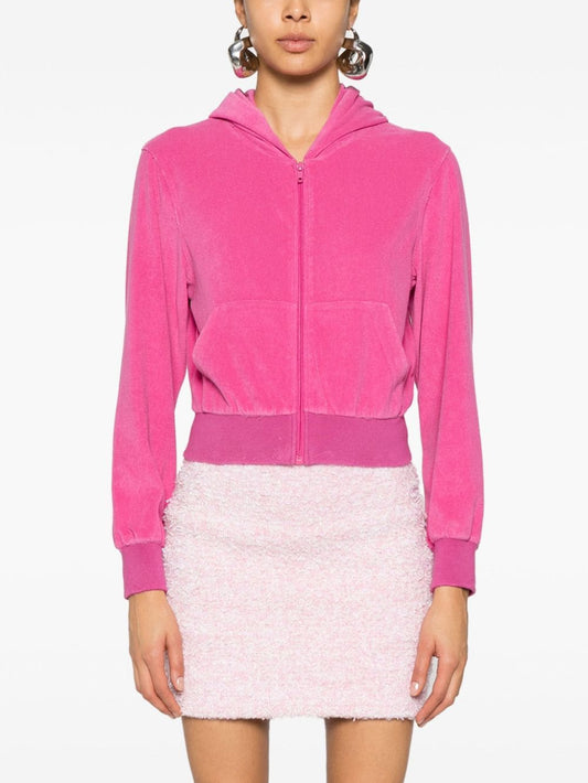 Balenciaga バレンシアガベルベットはフーディーをジップしました - Image 1