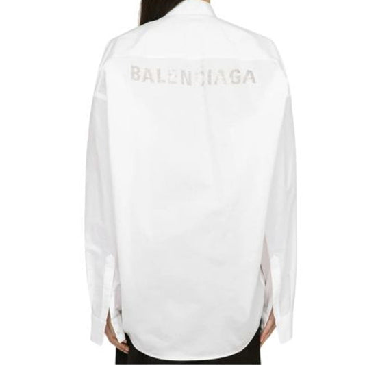 Balenciaga Poplin特大シャツ - Image 1
