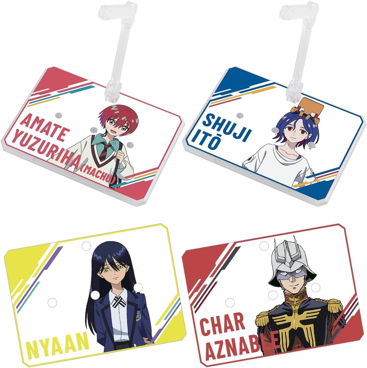 Bandai Spirits Mobile Suit Gundam GQuuuuuuX Action Base 7 [Clear Color] Sticker Set, Plastic Model Display Stand
