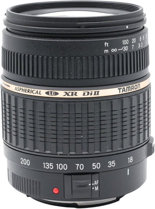 TAMRON HIgh Magnification Zoom Lens AF 0.71–7.9 inches (18–200mm) F3.5–6.3 XR Dill, For APS-C Only, A14