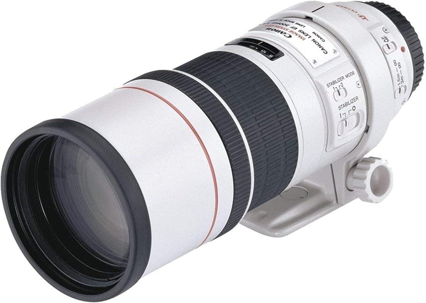 Canon EF 300mm f/4L IS USM SLR Telephoto lens White
