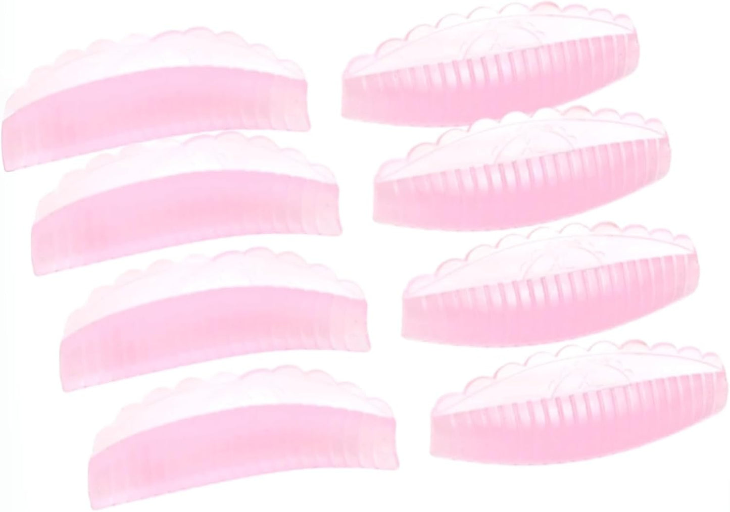 Eyelash Perm Lots Eyelash Perma Self 4 Sizes Silicone Perm Rod Eyelash Pad Self Adhesive Soft Sensitive Skin for Home Self Salon Reusable Pink