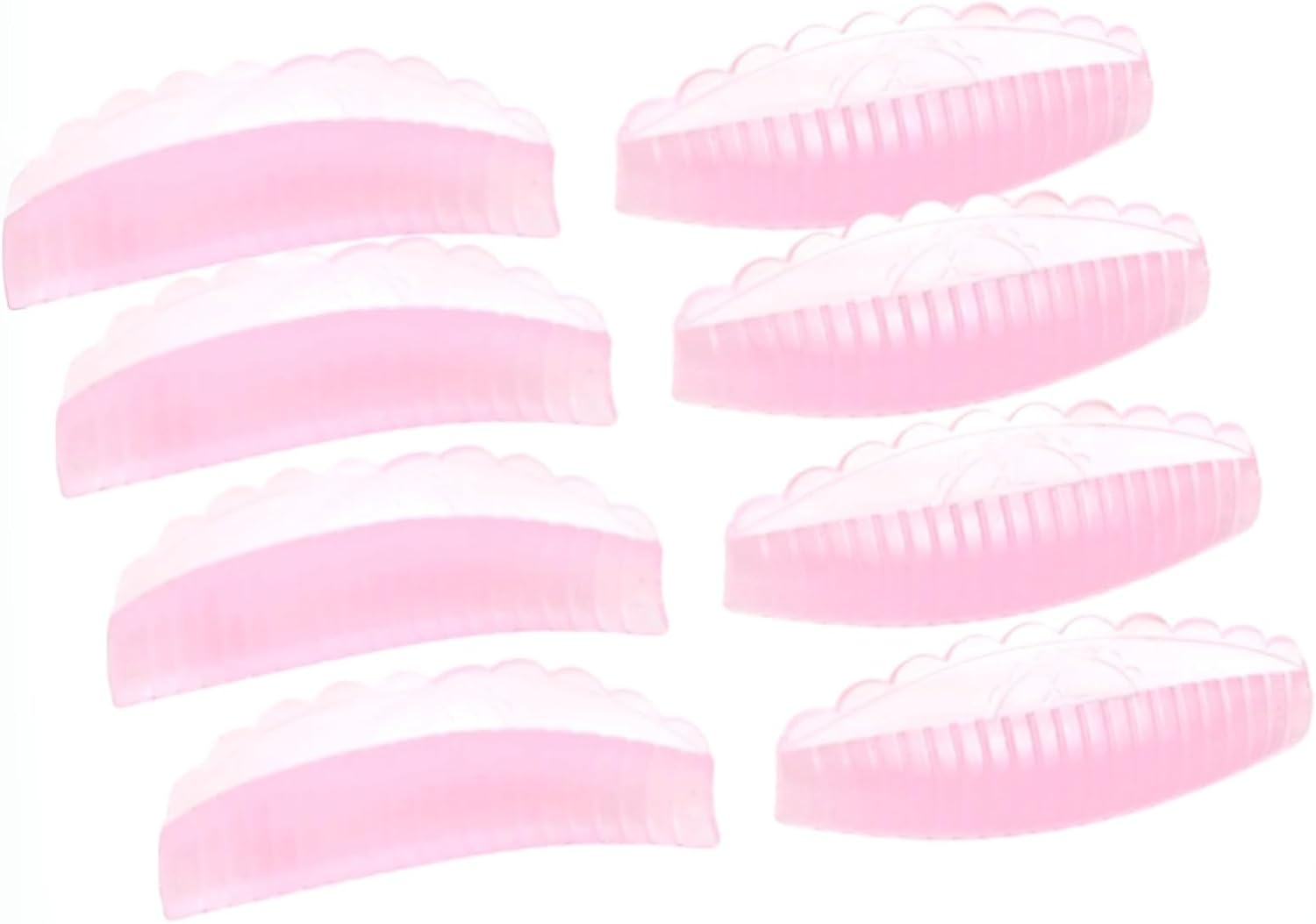 Eyelash Perm Lots Eyelash Perma Self 4 Sizes Silicone Perm Rod Eyelash Pad Self Adhesive Soft Sensitive Skin for Home Self Salon Reusable Pink