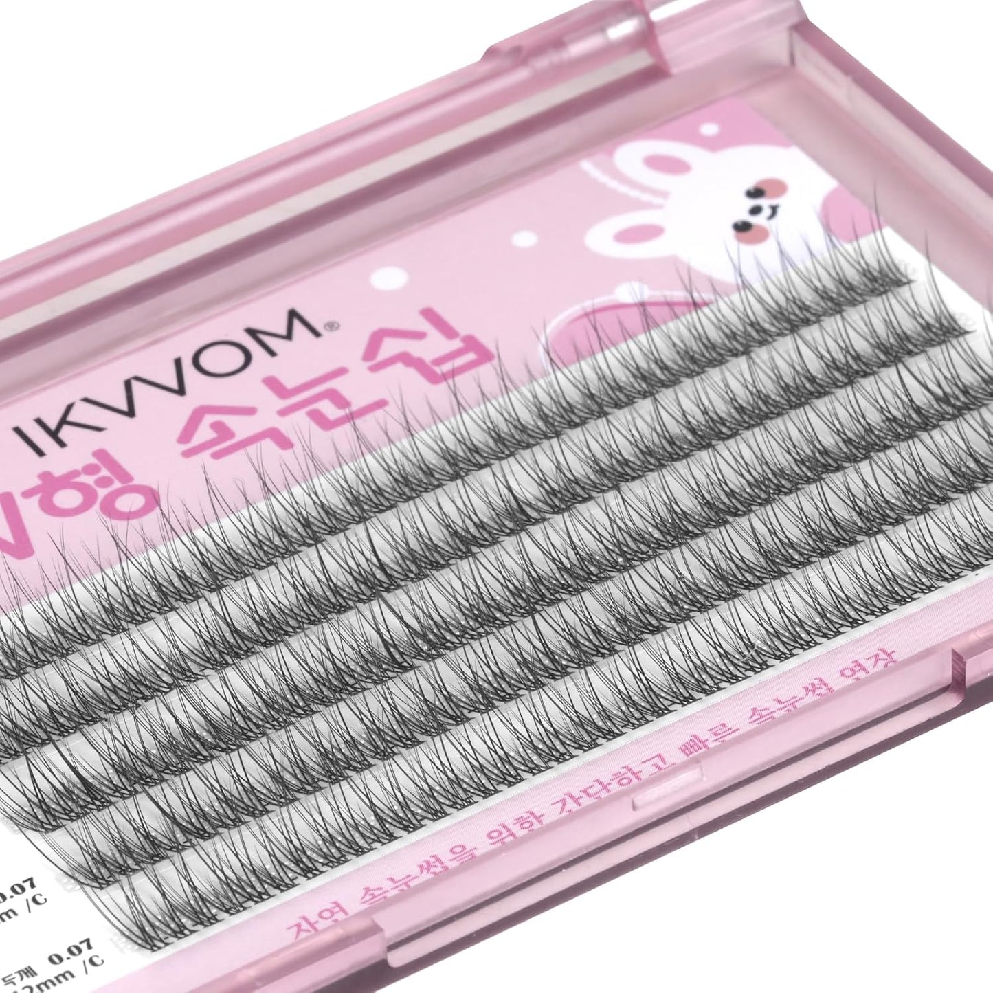 Partial Lash, Self Matsueku, Partial False Eyelashes, Large Capacity, DIY, Home Self Pine Extension, H-Rabbit Fairy 0.3 inches (8 mm)