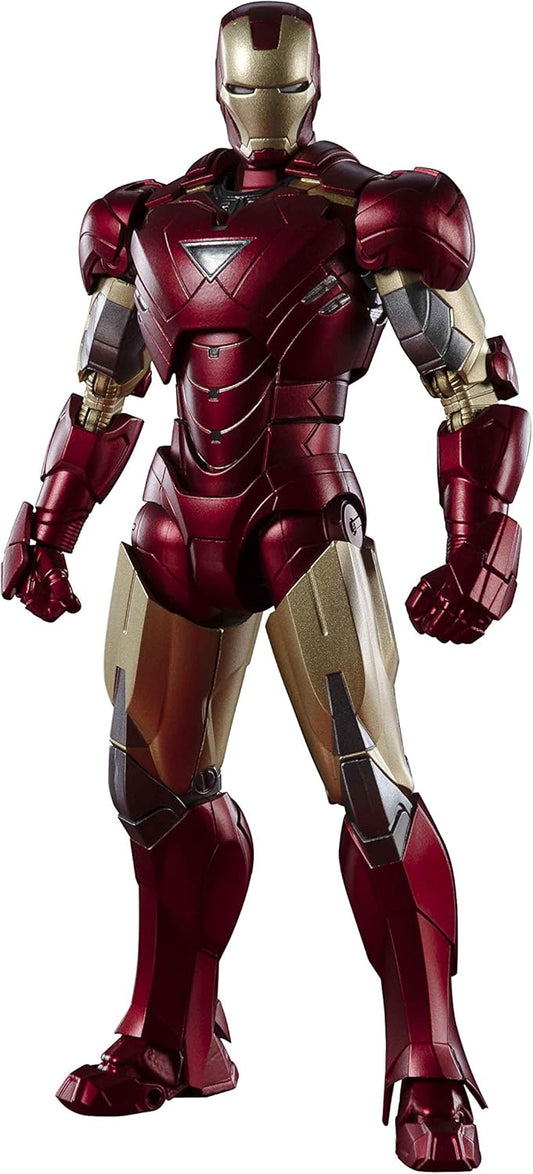 S.H. Figuarts Avengers Iron Man Mark 6-《BATTLE DAMAGE》EDITION - Approx. 5.9 inches (150 mm), PVC & ABS & Die Cast Pre-painted Action Figure