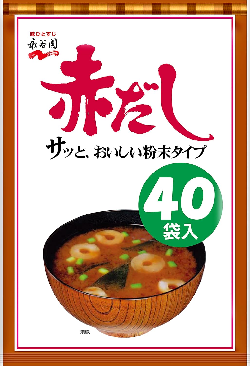 Nagatanien Red Daimiso Soup, Economical, Powder Type, Instant Miso Soup, Large Capacity, 12.6 oz (360 g) (0.3 oz (9 g) x 40 Servings)