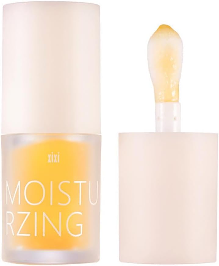 XIXI Transparent Jelly Lip Oil, Moisturize, Moisturize, Prevent Dry, Reduce Lip Line, Hypoallergenic for Sensitive Skin 4.5g-01# Mango
