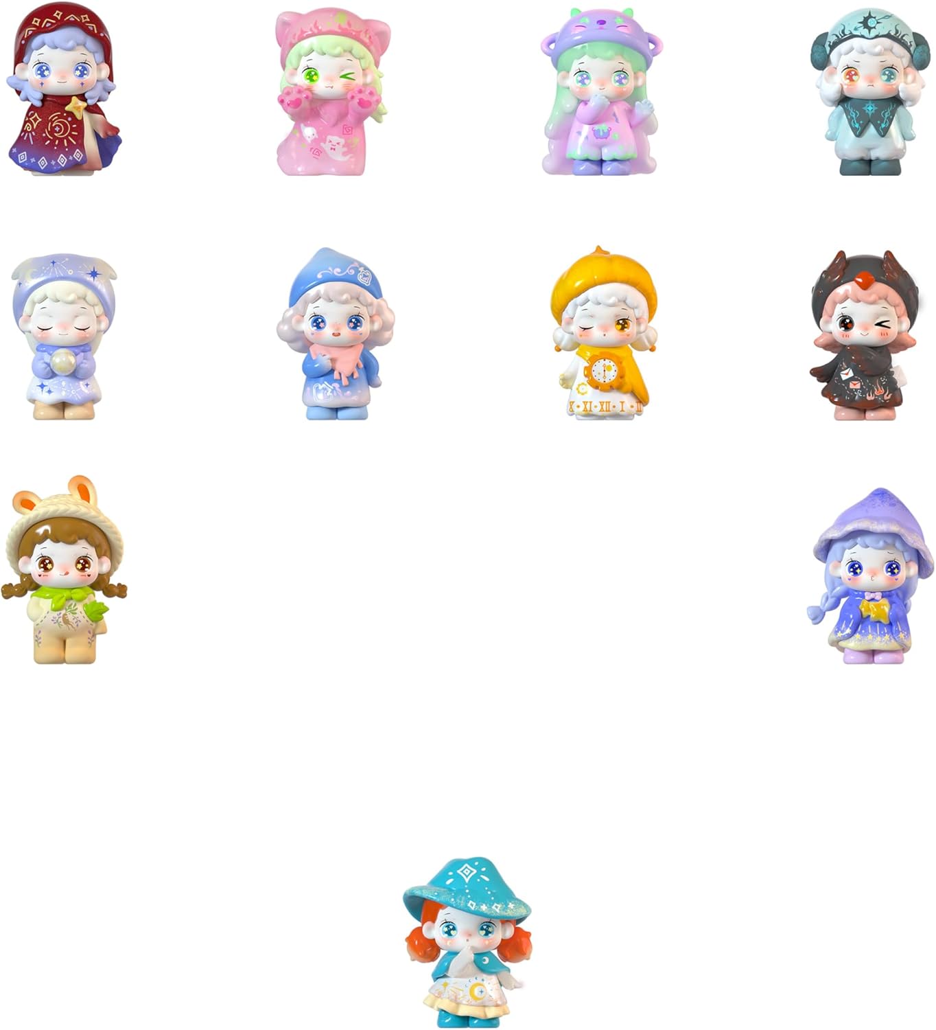 TOYBEBOP YAYA 「魔法学院」 シリーズ PVC製 トレーディングフィギュア 10個入りBOX