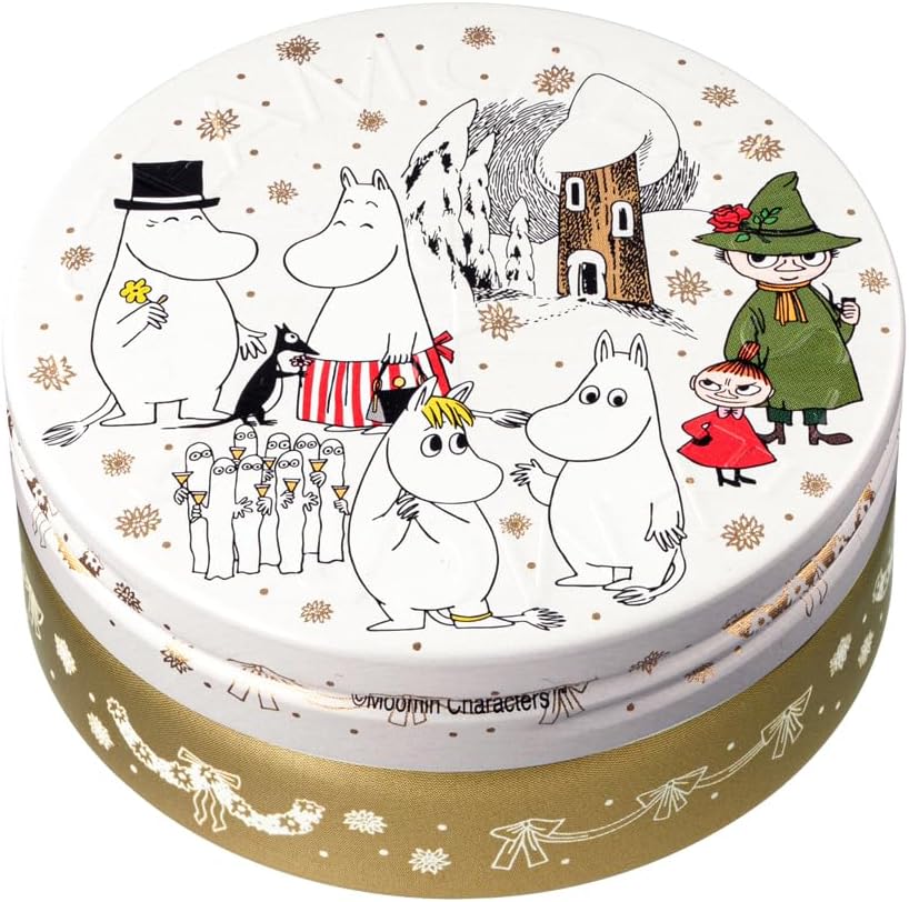 1597_MOOMIN WINTER HARMONY 2.6 oz (75 g), Steam Cream, Official, Made in Japan, Moisturizing, For Face, Body, Hands, Oatmeal, Natural Essential Oil, Natural Ingredients, Gift
