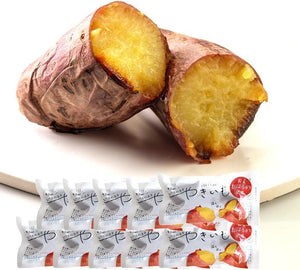 Tokangdo | Japanese Japanese Red Haruka (10 Packets), Individually Wrapped, Store at Room Temperature, No Additives, No Sugar, Roasted Potatoes, Moist