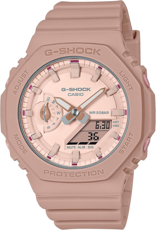 Casio GMA-S2100/BASIC Wristwatch, Natural, beige/pink, Modern