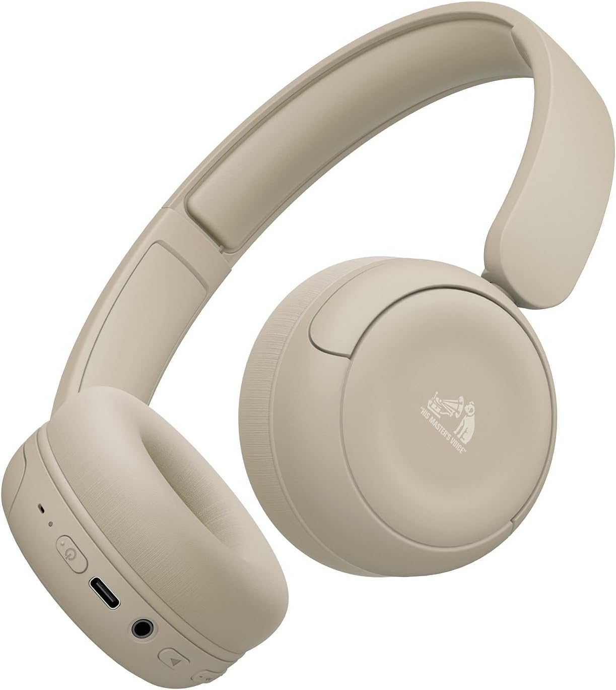 JVC Kenwood Victor HA-S60W-C Wireless Headphones Bluetooth Ver.5.4 with Microphone Multipoint 50 Hours Playback 2WAY Wired Wireless Lightweight Compact Beige