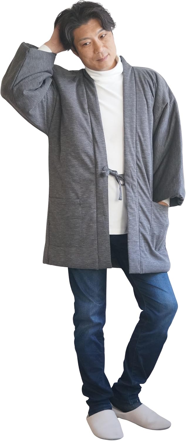 Slub Knit Cotton Filled Hanten M/L/LL