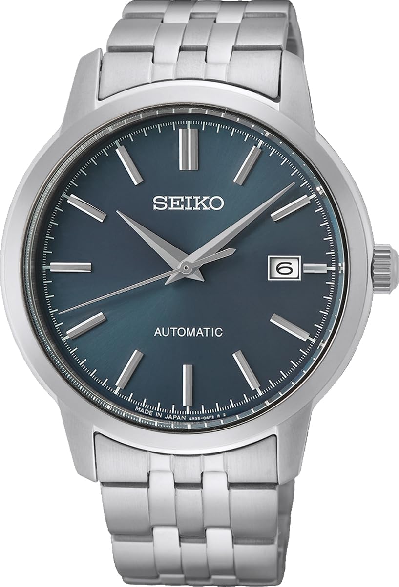 Seiko SRPH87 Automatic Men's Watch, Made in Japan, Blue, Gray, Overseas Model
