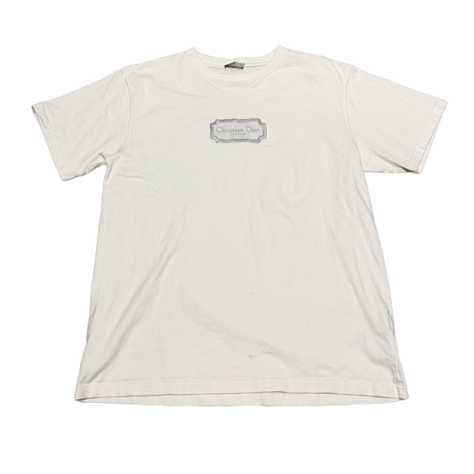 DIOR 'COUTOURE PATCH' WHITE TEE