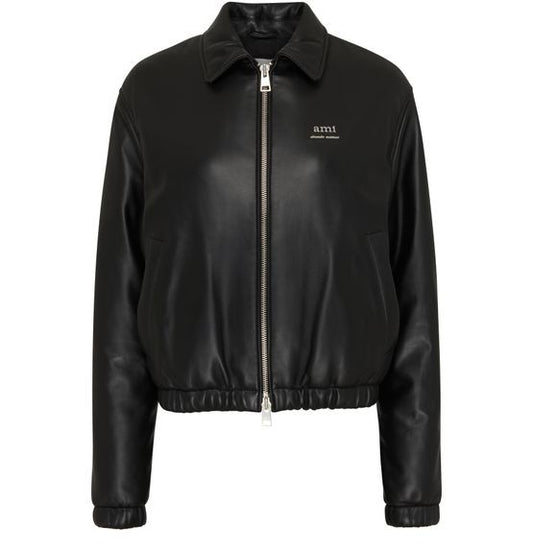 AMI PARIS レザー製ジャケット - Image 1