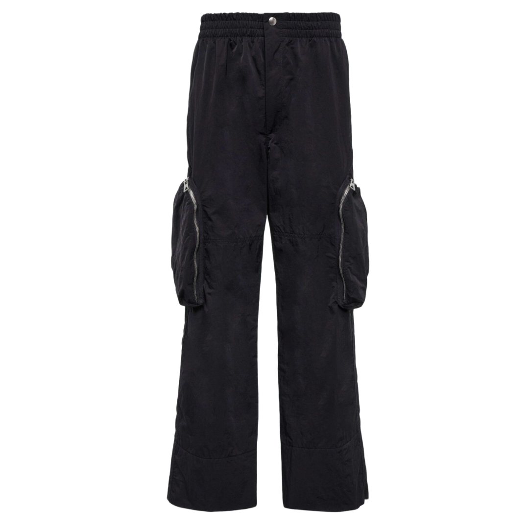 BOTTEGA VENETA 'BLACK' NYLON CARGO PANTS