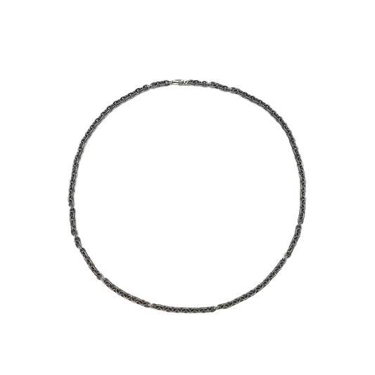 CHROME HEARTS 'SILVER' 18IN PAPER CHAIN NECKLACE