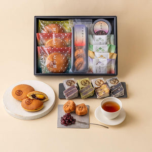 Oedo Goshin Set Bamboo (8 Types, Assorted) (4 Kintsuba (1 of each) / 2 Dorayaki / 1 Chestnut Grilled / 4 Doll Grilled / 1 Sweet Natto) (Individual Packaging / Room Temperature)