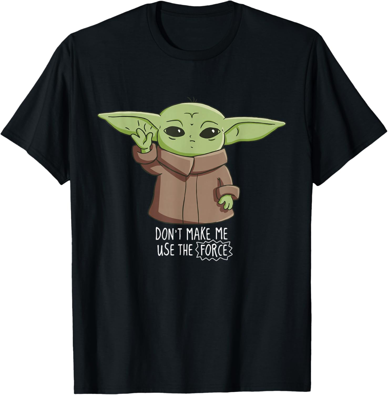 Star Wars Camiseta The Mandalorian Grogu Don't Make Me Use The Force