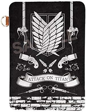 CS-Front Attack on Titan Leather Pass Case 01 Image Design PU Leather