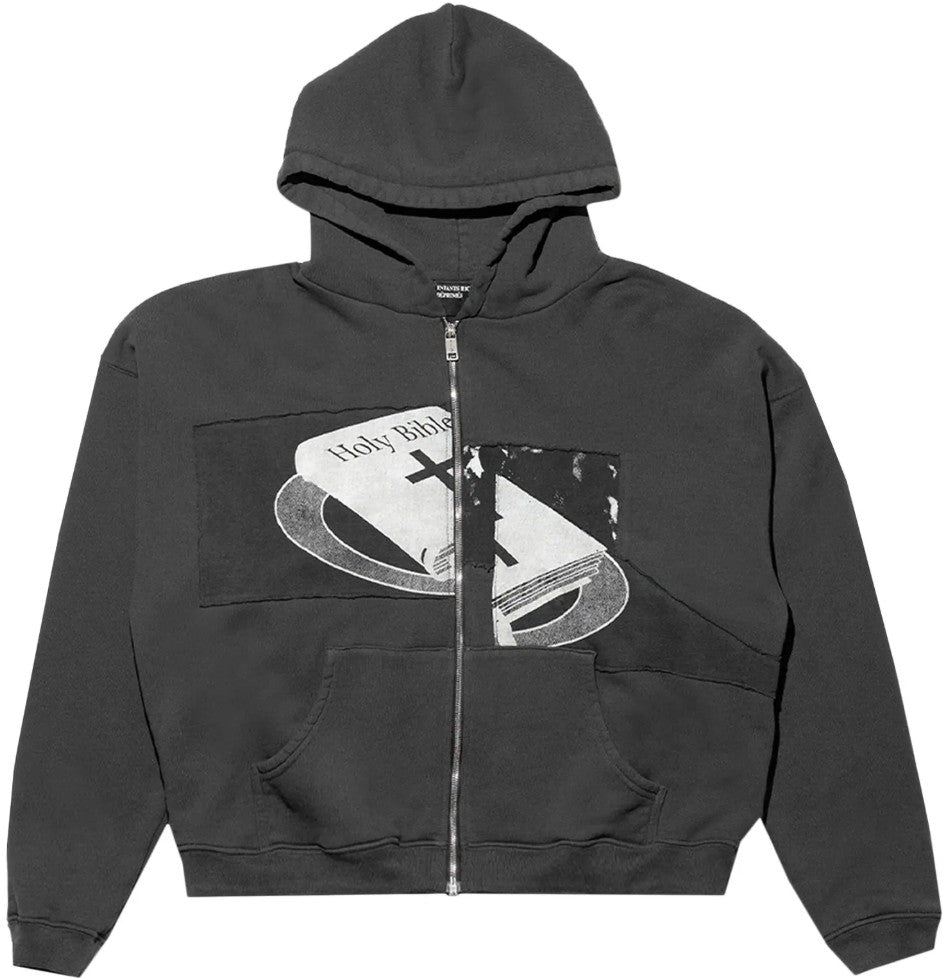 ENFANTS RICHES DÉPRIMÉS 'HOLY BIBLE ASSEMBLAGE' ZIP UP HOODIE