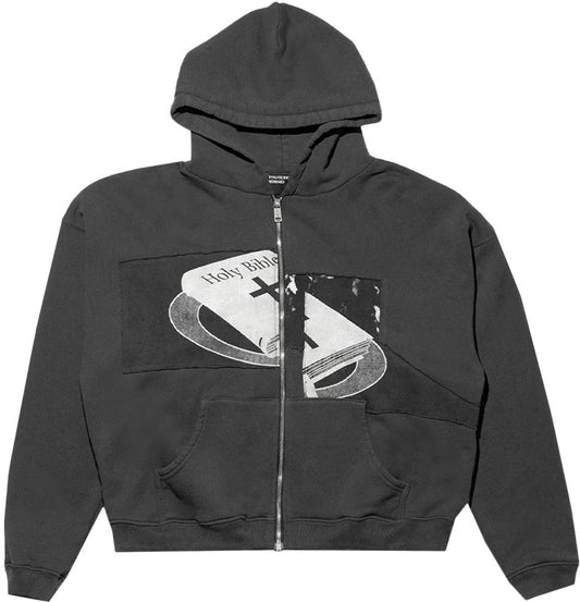 ENFANTS RICHES DÉPRIMÉS 'HOLY BIBLE ASSEMBLAGE' ZIP UP HOODIE