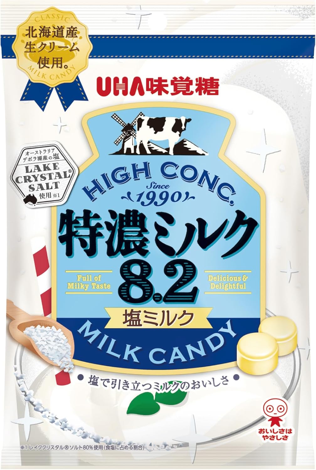 UHA Mikakōtō Special Concentrated Milk 8.2 Salt Milk 75g x 6 Bags