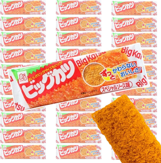 Kiru Big Katsu (30 Pieces), Dagashi Katsu, Large Capacity, Commercial Use, Individually Packaged, Big Cuts, Assorted, Includes 7RabbitRiogrand Original Sticker [Trademark Registration No. 667215] (30
