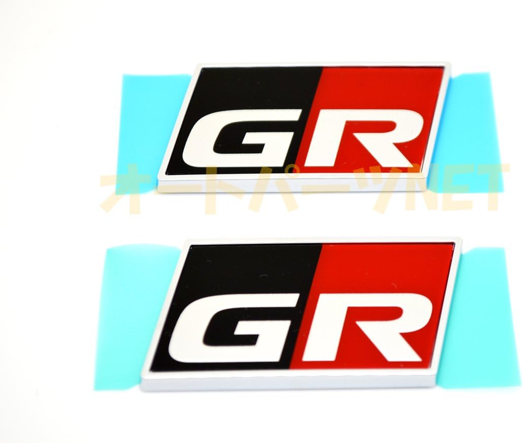 TOYOTA/トヨタ純正【GR/ガズーレーシング】サイドエンブレム/左右セット【VITZ/ヴィッツ／NCP131】【GR用】H29.09~R02.01