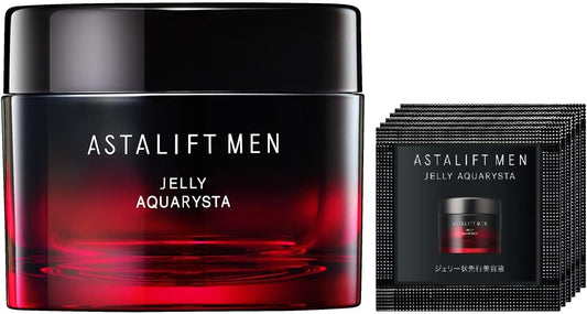 Astalift Men Jelly Aquarista, 2.1 oz (60 g), 2 Months Supply, Jelly-Shaped Serum, Official Store Limited, 0.02 oz (0.5 g) Pouches Included for Men