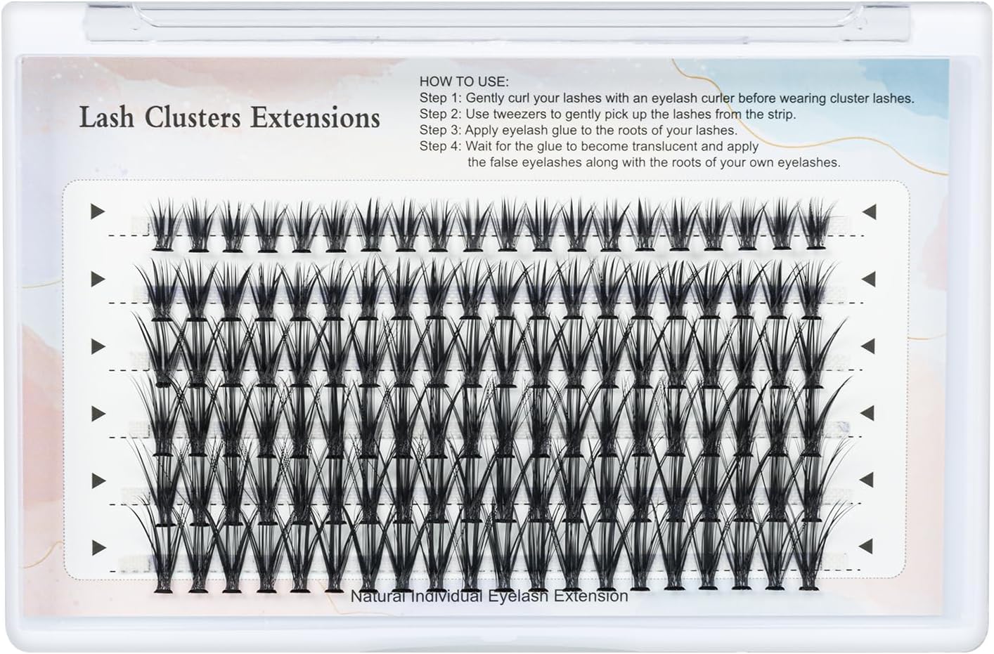 MAEXUS False Eyelashes, 120 Bundles Partial False Eyelashes, Super Dense False Eyelashes for Actress and Cosplay Makeup, Soft and Comfortable Part False Eyelashes for Doll-Like Sweet Eyes, C-Shape