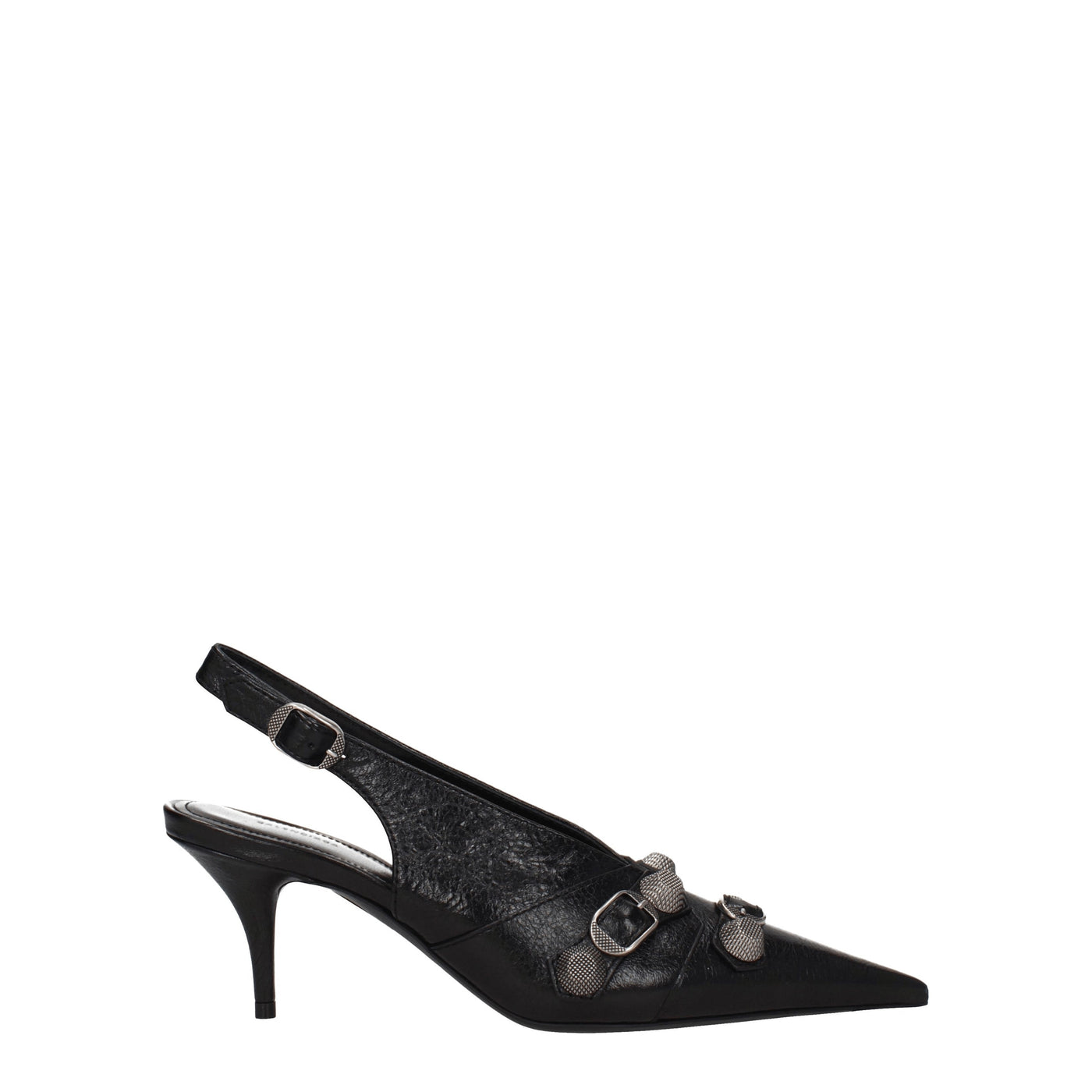 Balenciaga Sandals Cagole Woman Leather Black - Image 1