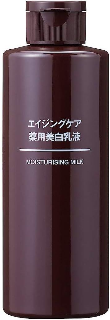 MUJI 82926866 Aging Care Medicated Whitening Milky Lotion, 6.8 fl oz (200 ml)