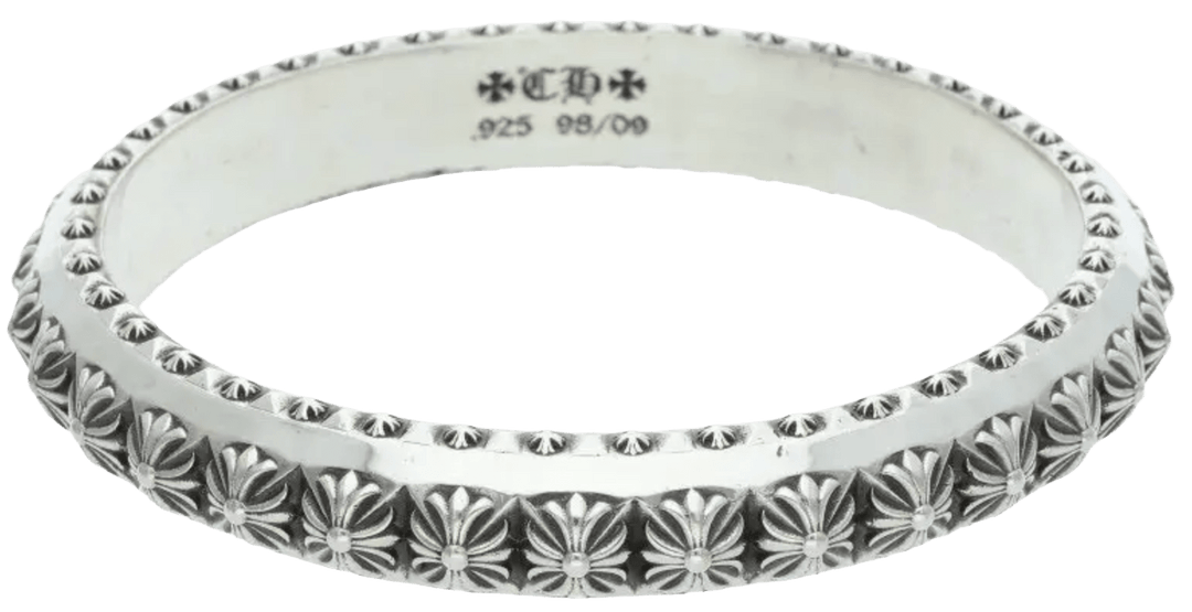 CHROME HEARTS 'PUNK SILVER' BANGLE PETE PUNK BRACELET