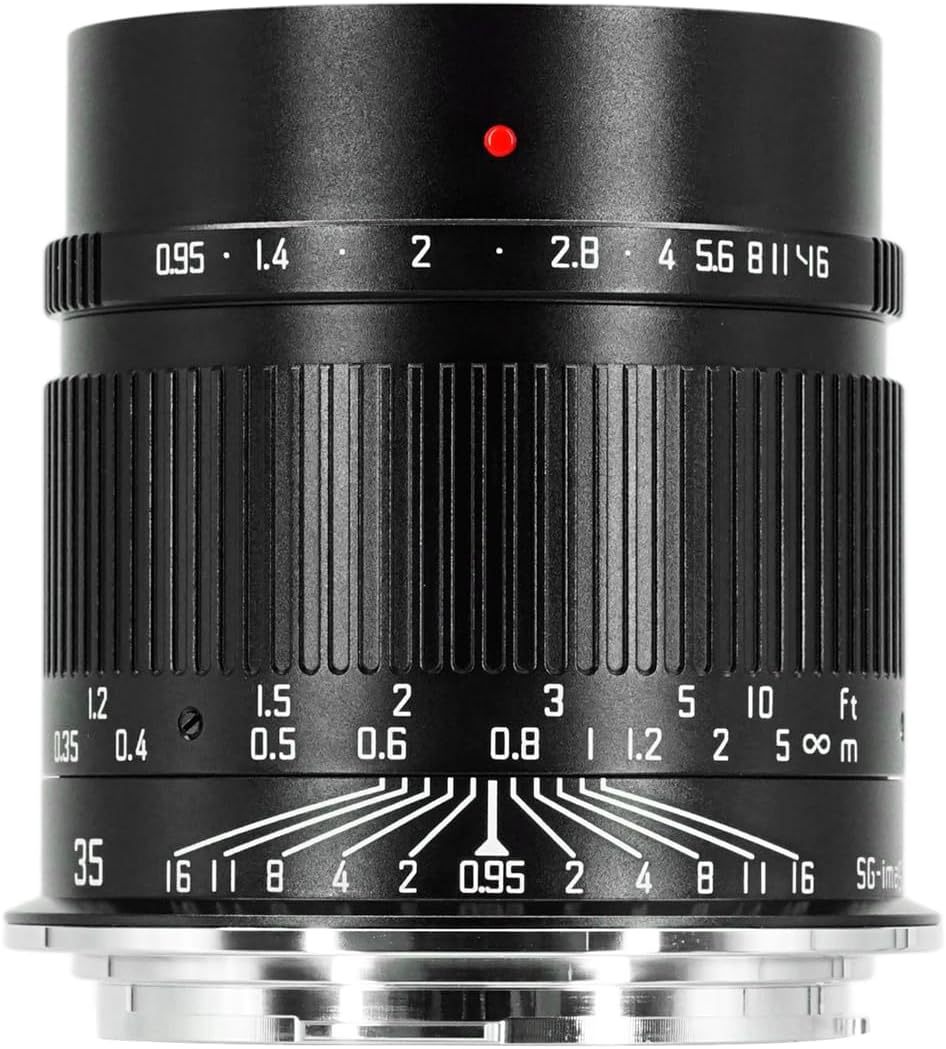 SG-image 1.4 inches (35 mm) F0.95 RF Mount, Black