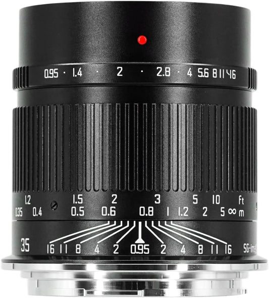 SG-image 1.4 inches (35 mm) F0.95 RF Mount, Black